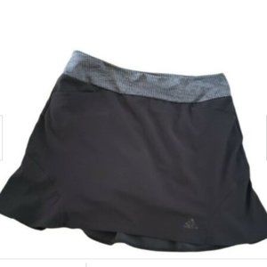 ADIDAS Rangewear Golf Skort Skirt Black & Grey Multi-pocket Women's size XS
